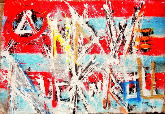 'And We Rock And Roll' style Warrior Soul Painting by Kory Clarke