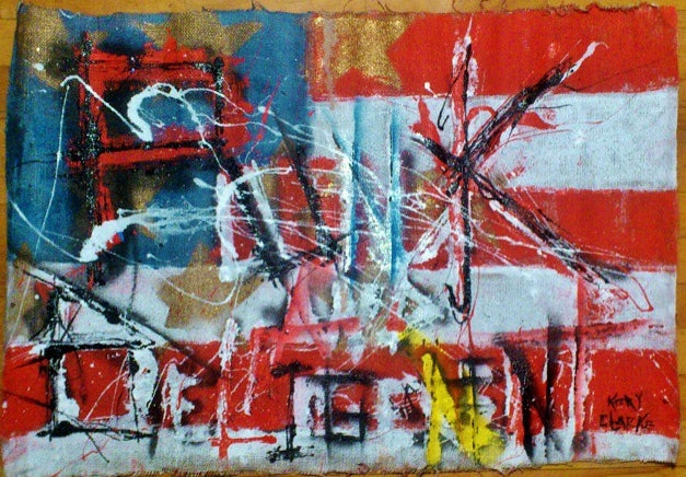 'Punk And Belligerent' style Warrior Soul Painting by Kory Clarke