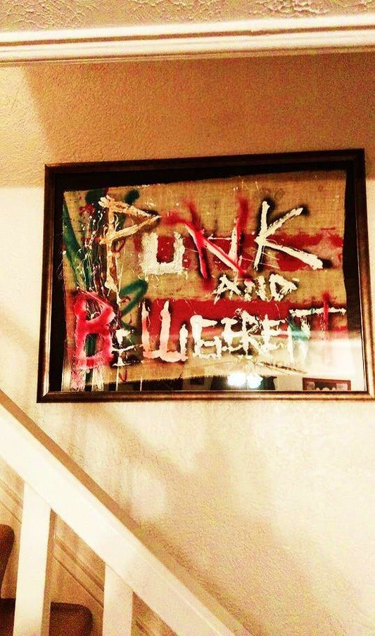 'Punk And Belligerent' style Warrior Soul Painting by Kory Clarke