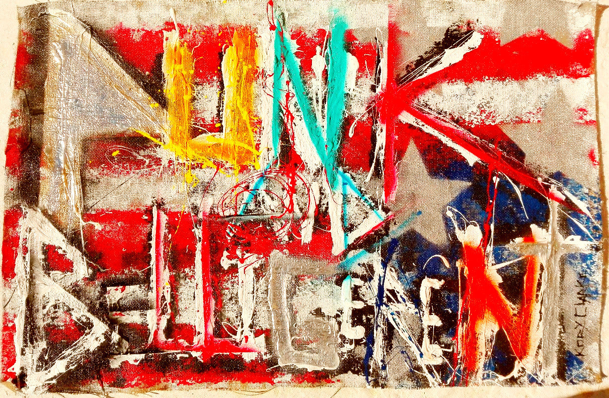 'Punk And Belligerent' style Warrior Soul Painting by Kory Clarke