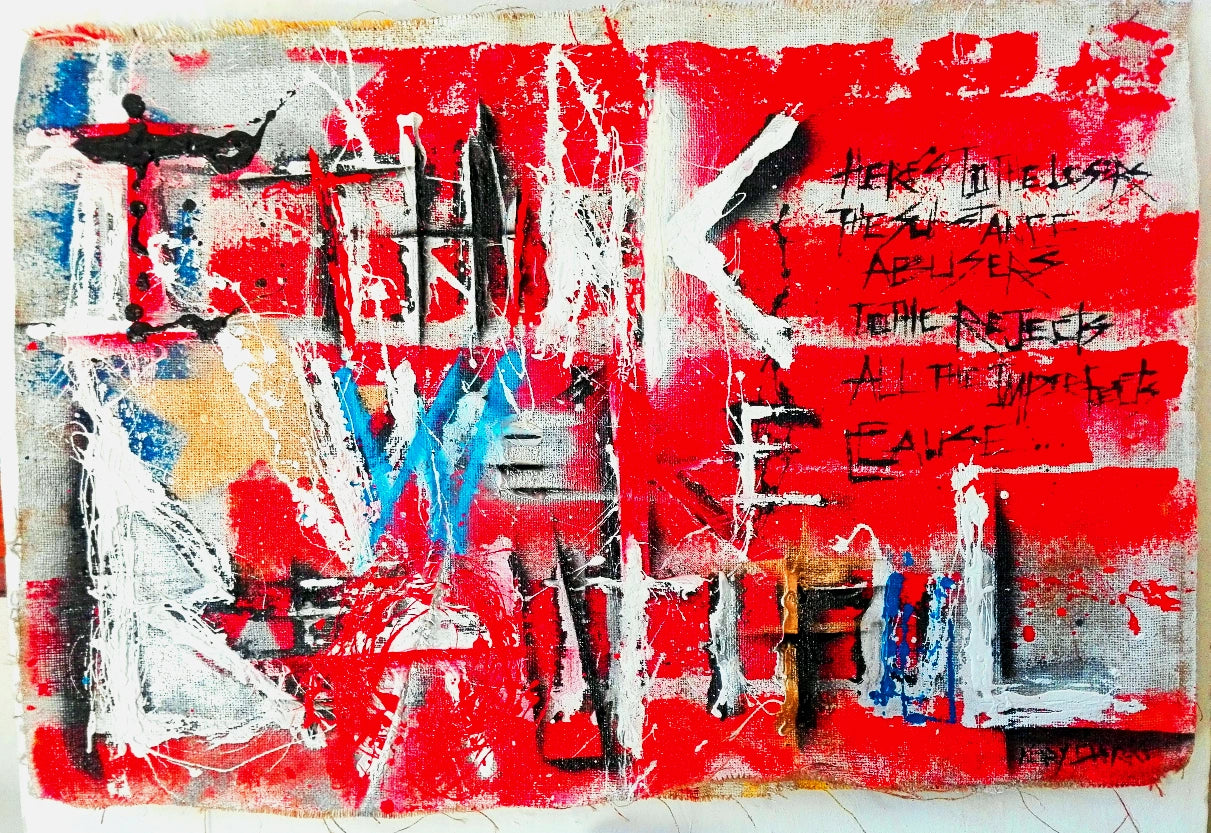 'I Think We're Beautiful' style Warrior Soul Painting by Kory Clarke