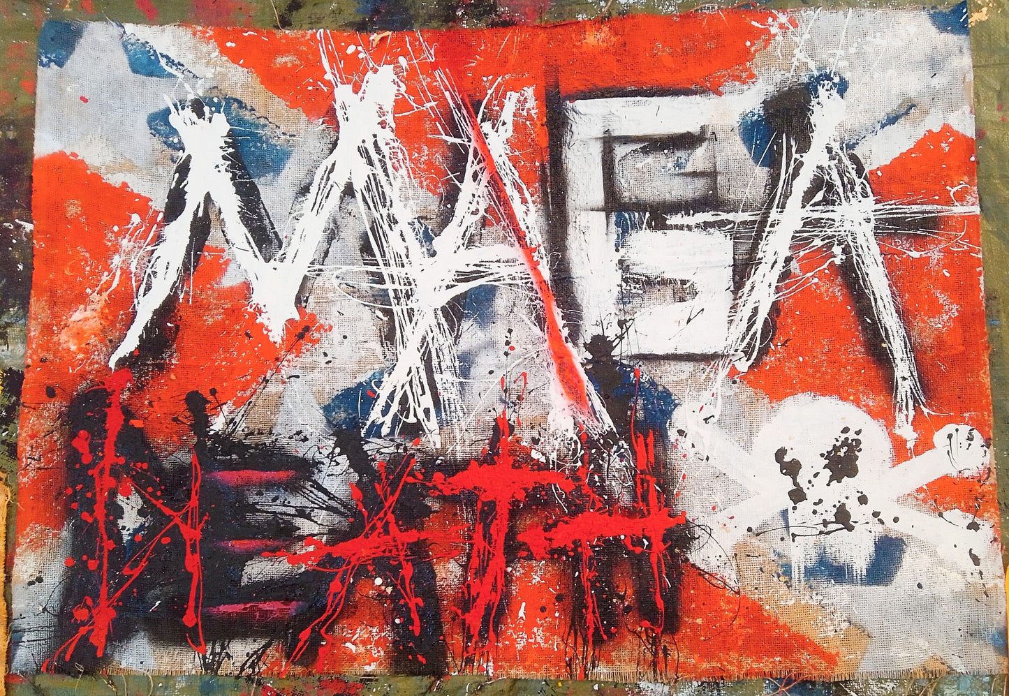 Obnoxia!! *NEW PAINTINGS* by Kory Clarke 'MAGA Death'