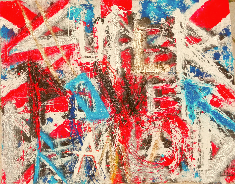 'Super Power Dreamland' style Warrior Soul Painting by Kory Clarke