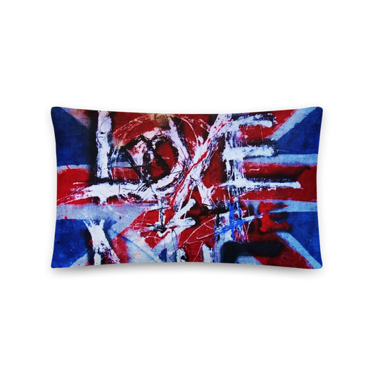 'Love Is The Drug' Pillow Painting by Kory Clarke/Warrior Soul