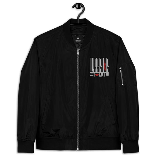 Warrior Soul Classic Logo Premium Recycled Material Bomber Jacket