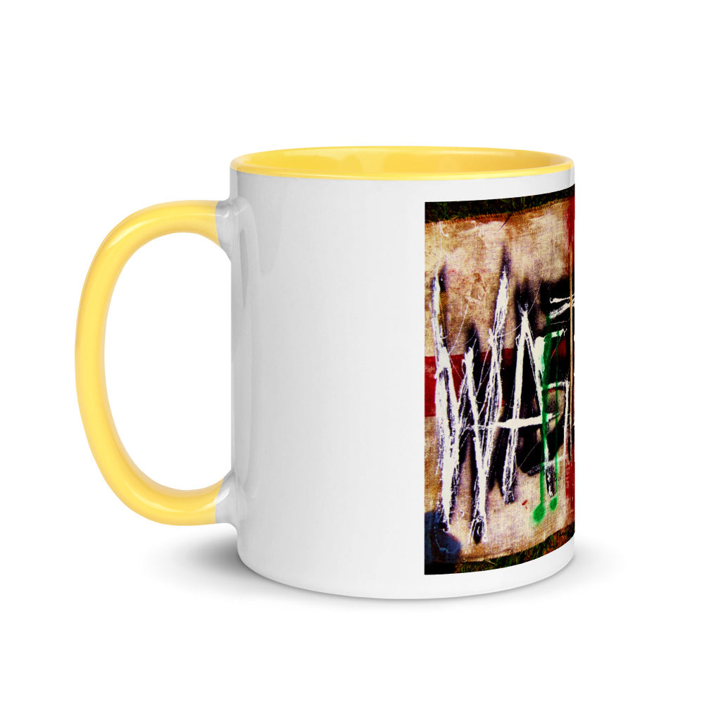 Warrior Soul Painting Mug with Color Inside by Kory Clarke