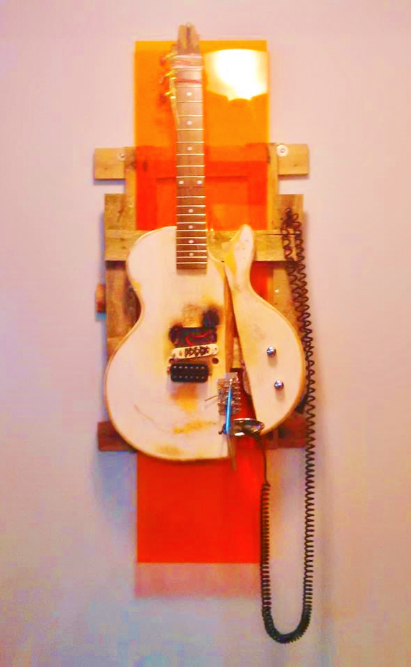 Warrior Soul Guitar Wall Sculptures