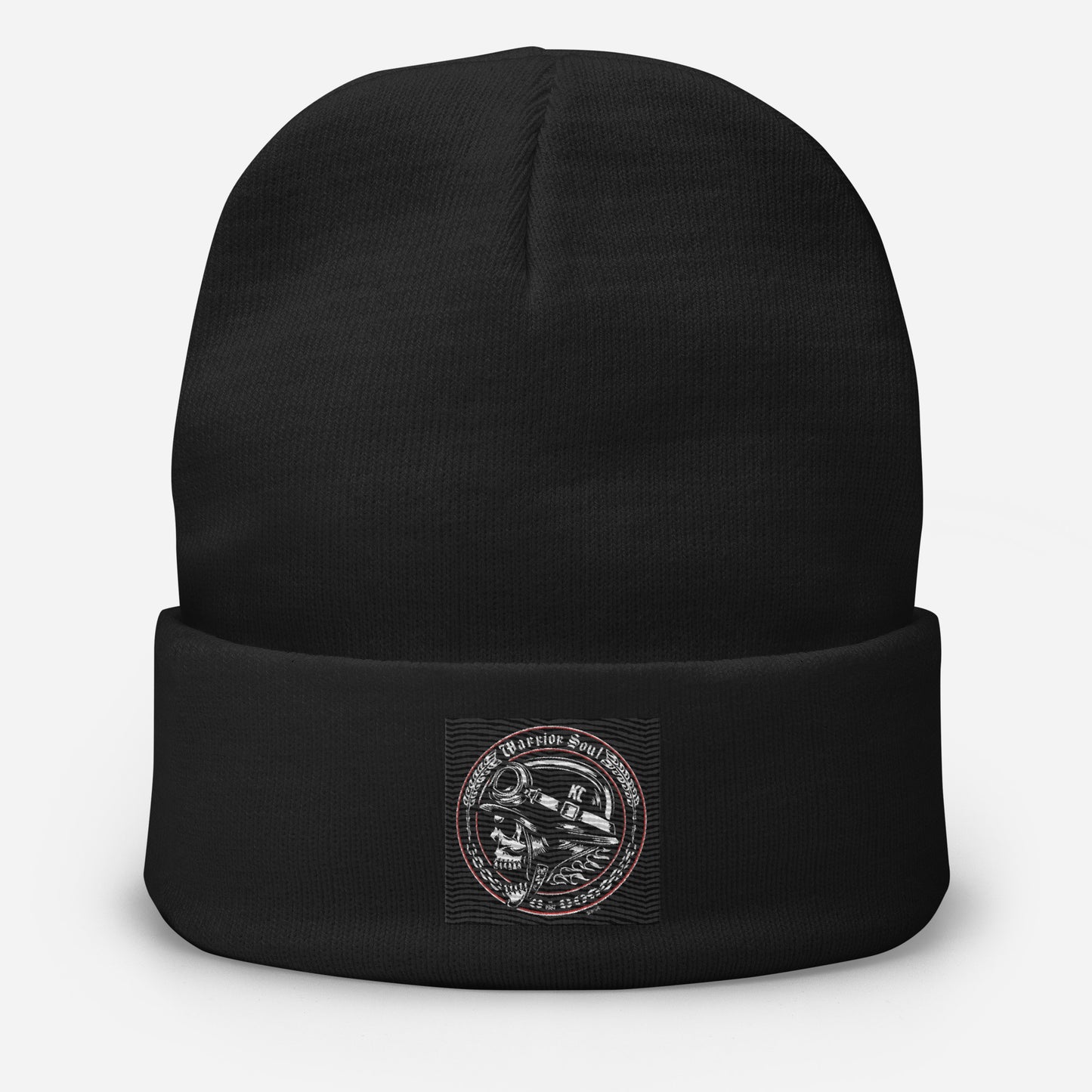 Warrior Soul 'Biker Logo' Embroidered Winter Hat