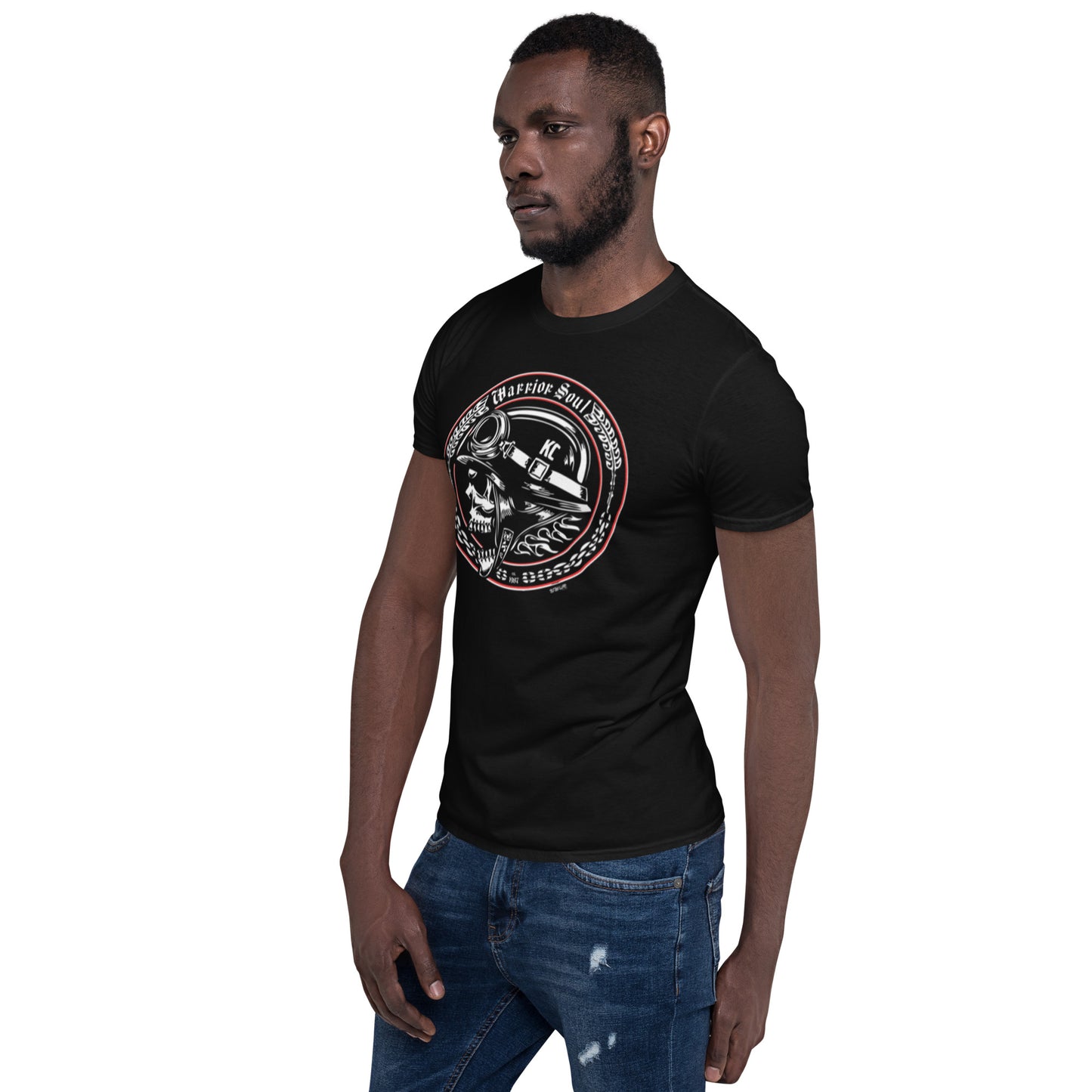 Warrior Soul Biker Skull Logo T-Shirt