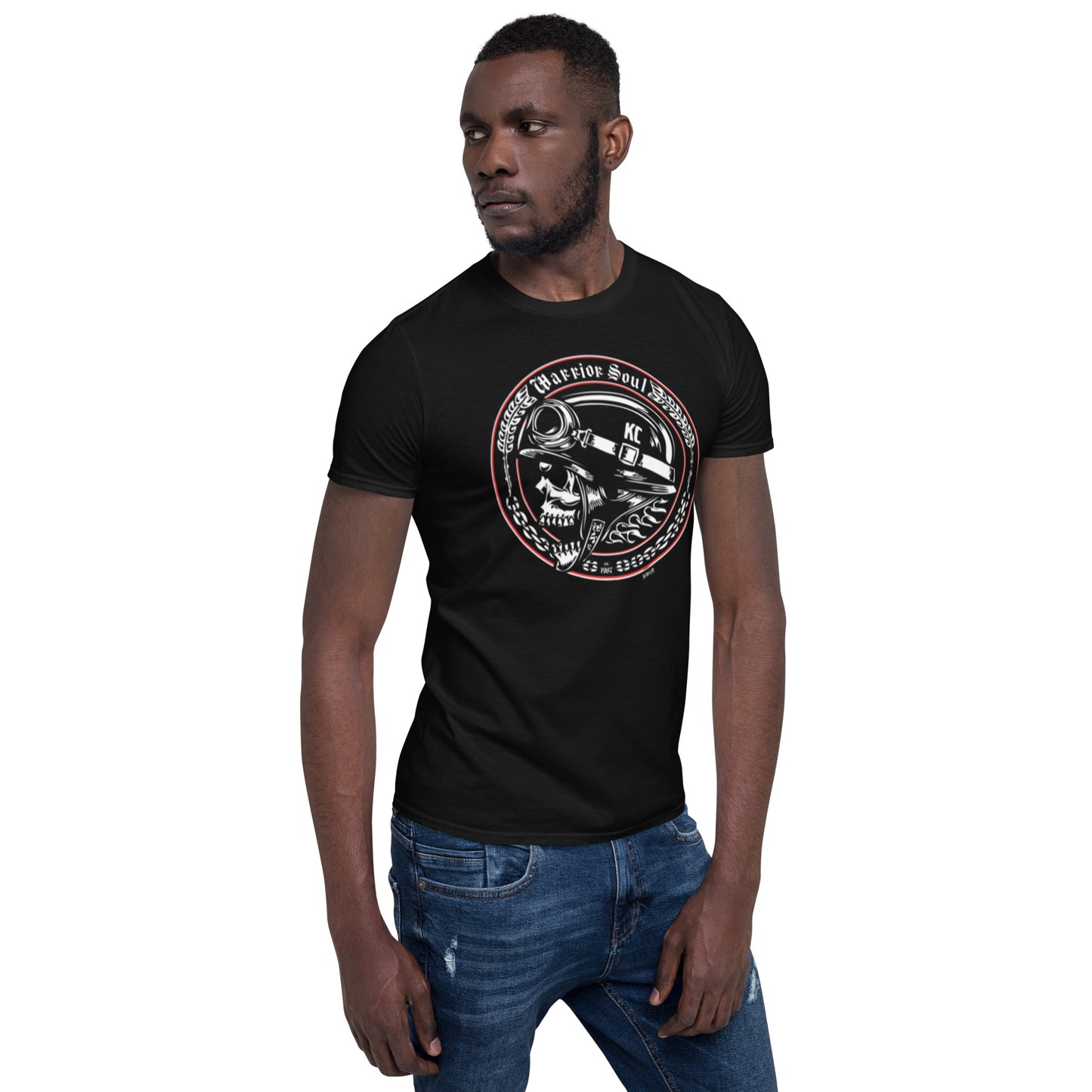Warrior Soul Biker Skull Logo T-Shirt