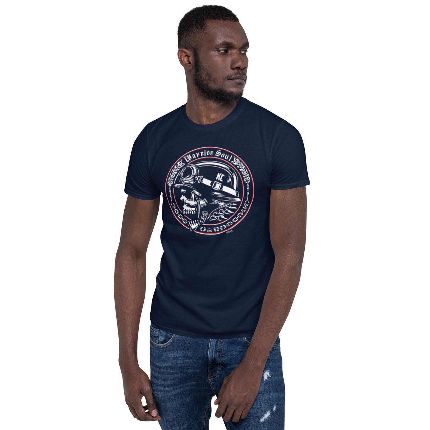 Warrior Soul Biker Skull Logo T-Shirt