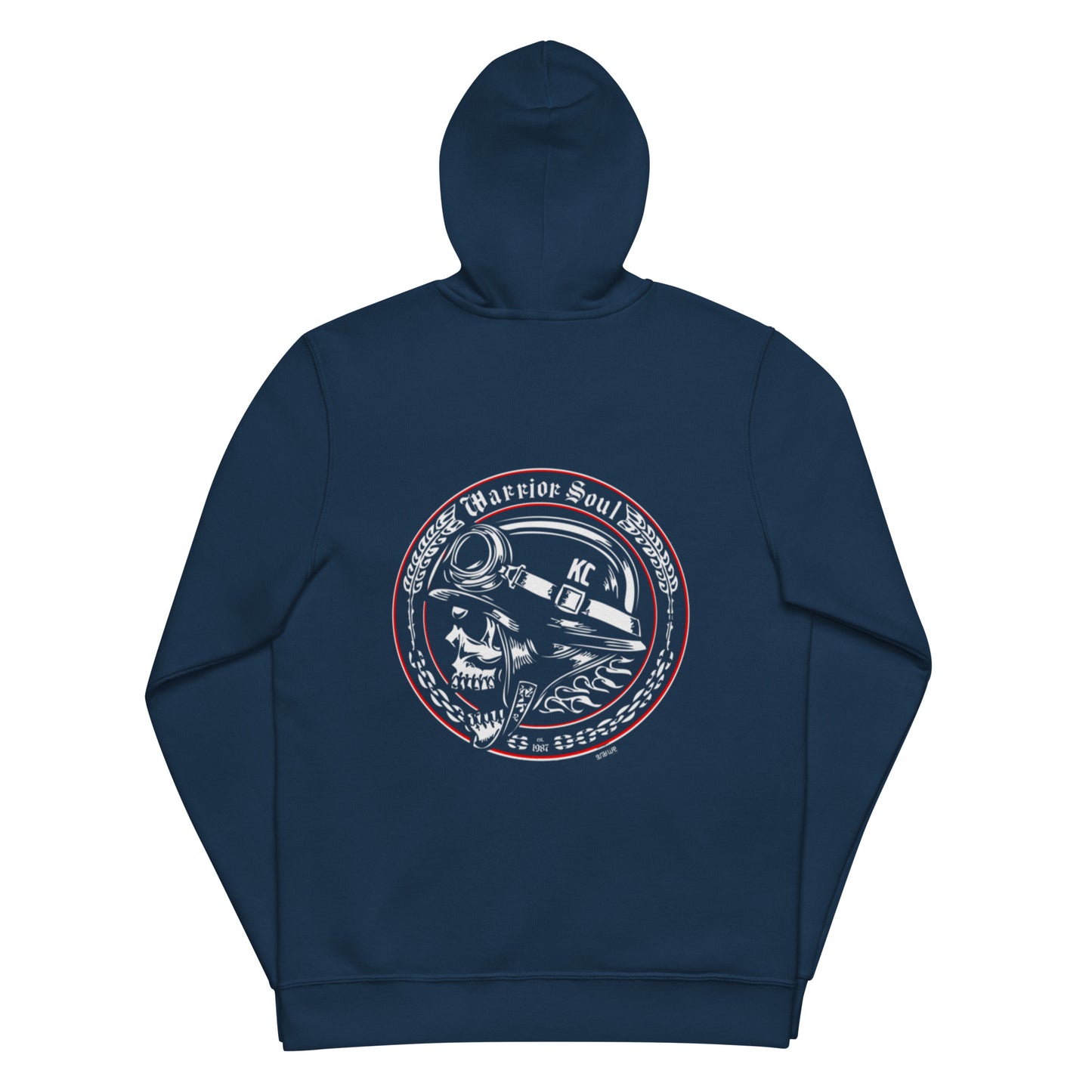 Warrior Soul 'Biker and Classic Logo' Zip Hoodie
