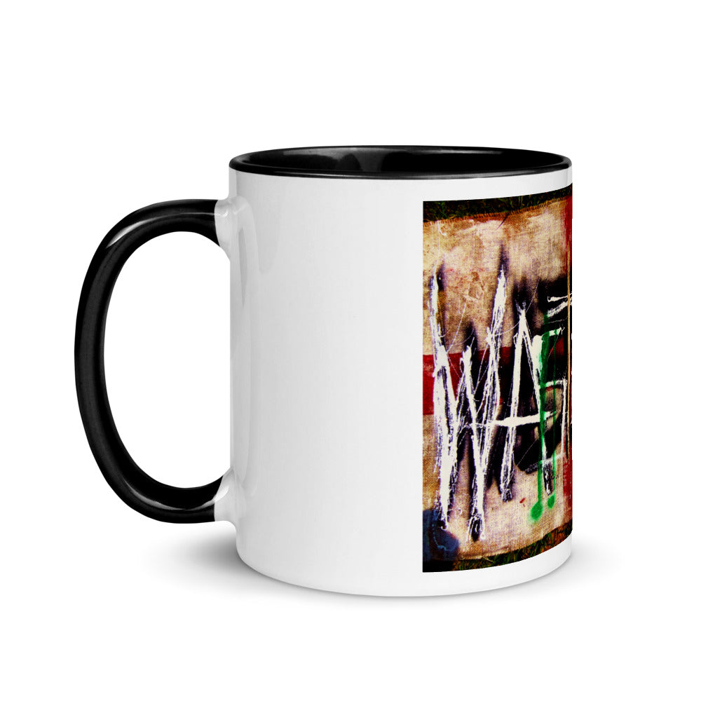 Warrior Soul Painting Mug with Color Inside by Kory Clarke