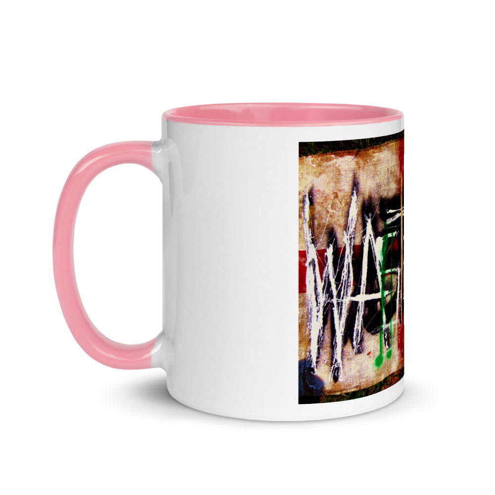 Warrior Soul Painting Mug with Color Inside by Kory Clarke