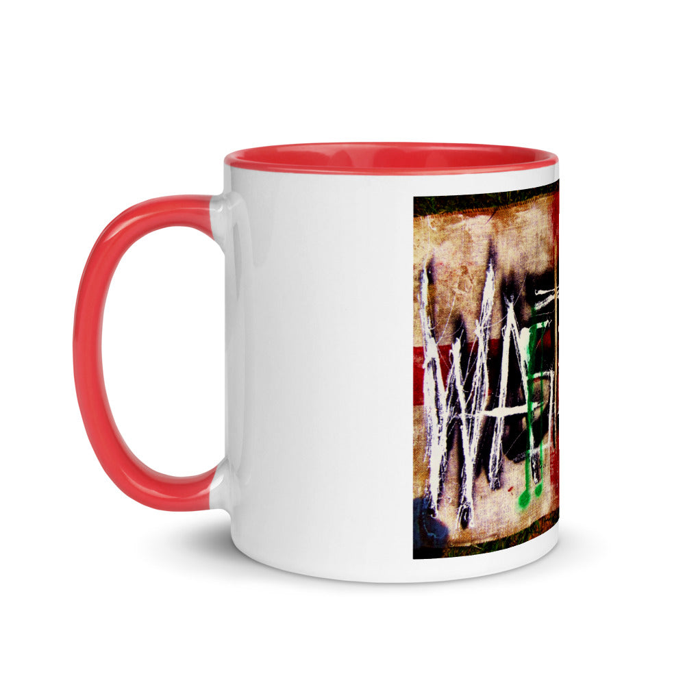 Warrior Soul Painting Mug with Color Inside by Kory Clarke